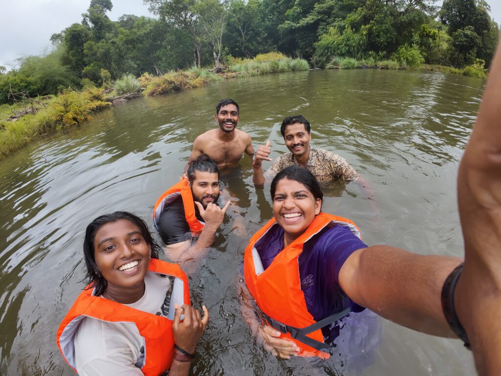 water adventures at Chikmagalur